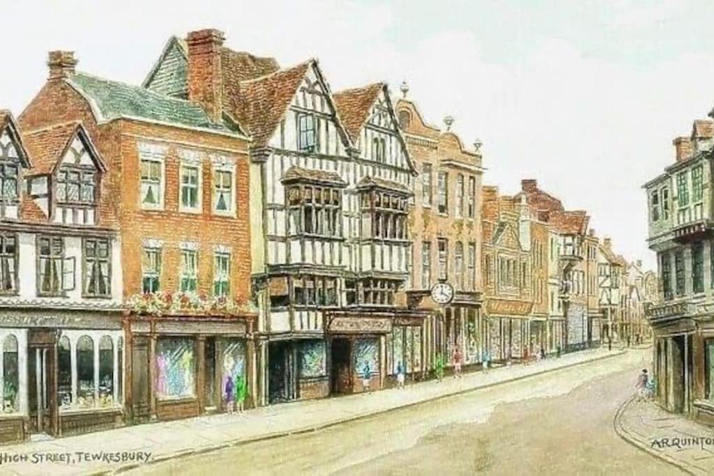 Riverside Cottage Tewkesbury Esterno foto